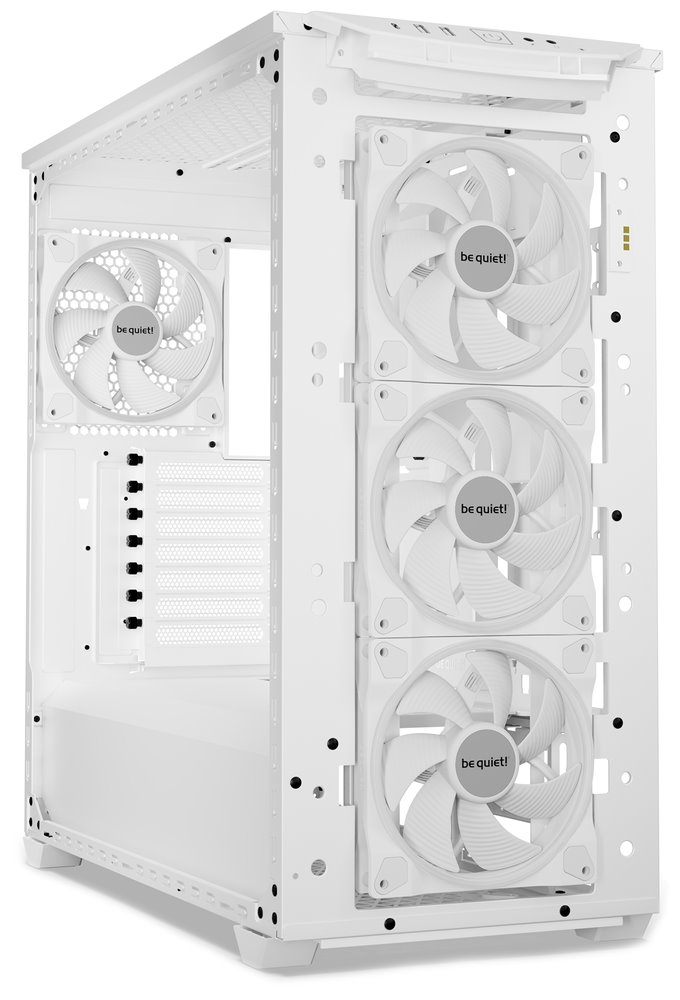 Be quiet! skříň SHADOW BASE 800FX / ARGB / 4x140mm ARGB fan / USB-C / 2xUSB 3.0 / tvrzené  sklo / bílá