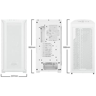 Be quiet! skříň SHADOW BASE 800FX / ARGB / 4x140mm ARGB fan / USB-C / 2xUSB 3.0 / tvrzené  sklo / bílá