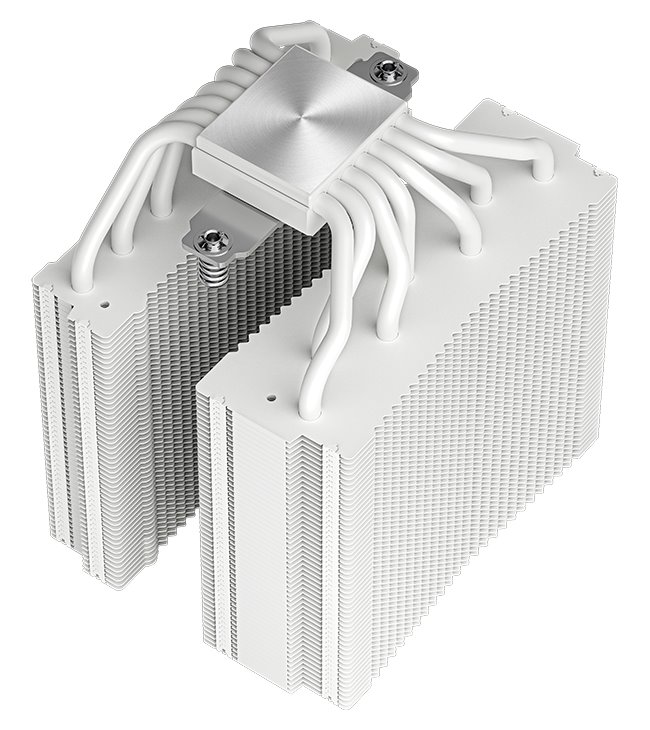 DEEPCOOL chladič CPU Assassin IV / dual tower / 120mm + 140mm fan / 7x tep. trubice /  Intel i AMD / bílý
