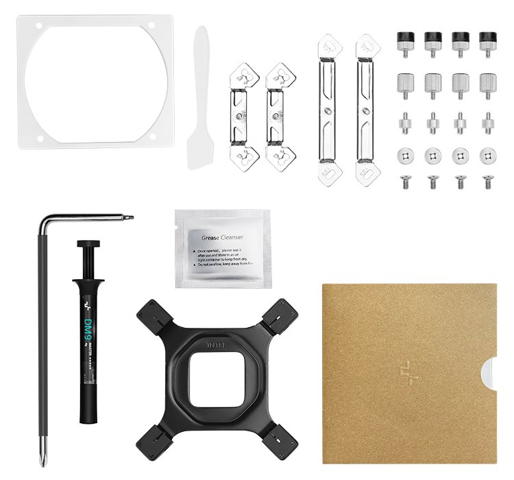 DEEPCOOL chladič CPU Assassin IV / dual tower / 120mm + 140mm fan / 7x tep. trubice /  Intel i AMD / bílý