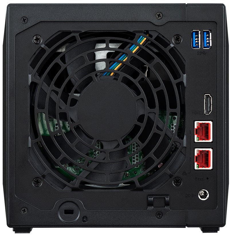 Asustor Nimbustor 4 Gen2  AS5404T 4 Bay NAS, Quad-Core 2.0GHz CPU, Dual 2.5GbE Ports, 4GB DDR4, 4x M.2 SSD Slots