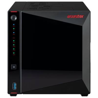 Asustor Nimbustor 4 Gen2  AS5404T 4 Bay NAS, Quad-Core 2.0GHz CPU, Dual 2.5GbE Ports, 4GB DDR4, 4x M.2 SSD Slots