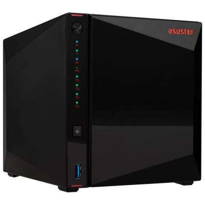 Asustor Nimbustor 4 Gen2  AS5404T 4 Bay NAS, Quad-Core 2.0GHz CPU, Dual 2.5GbE Ports, 4GB DDR4, 4x M.2 SSD Slots