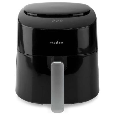 NEDIS multifunkční horkovzdušná fritéza/ objem 4,2 L/ 240 min. časovač/ 8 přednastavených programů/ výkon 1300W/ černá