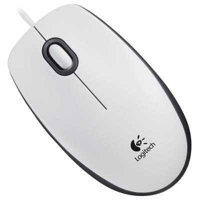 Logitech myš M100/ optická/ USB/ 2 tlačítka/ bílá/ 1000dpi