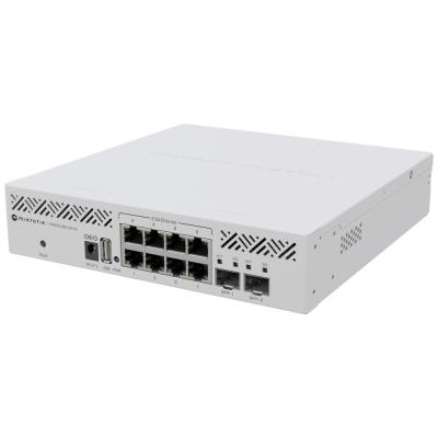 MikroTik Cloud Router Switch CRS310-8G+2S+IN, 256MB RAM, 8x 2,5 GbE, 2x SFP+, USB 3.0, L5
