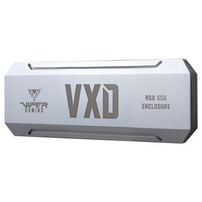 PATRIOT VXD Portable RGB SSD Enclosure / RGB rámeček pro PCIe NVMe SSD/ USB-C Gen 3.2 / hliníkový