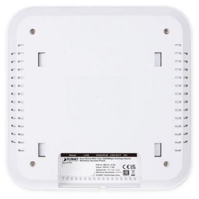 Planet WDAP-C3000AX, 2.4/5GHz Wi-Fi 6 AP, 802.11ax (3Gb/s), 2x 1Gb, 4x 4dBi, MESH, VLAN, multi-SSID, 256 klientů, PoE