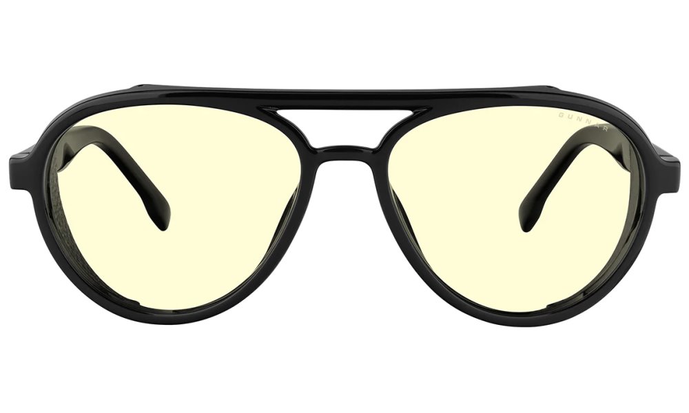 GUNNAR kancelářské/herní brýle TALLAC ONYX * jantarová skla * BLF 65 * GUNNAR focus