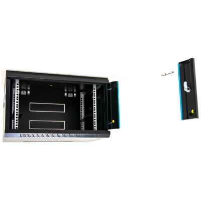 XtendLan 6U/600x450, na zeď, jednodílný, skleněné dveře