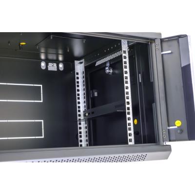 XtendLan 6U/600x450, na zeď, jednodílný, skleněné dveře