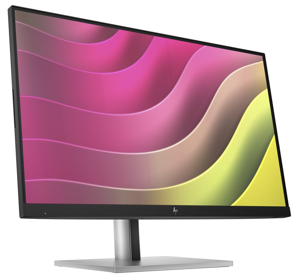 HP E24t G5 23,8"/ 1920x1080/ IPS/ 5ms/ 300 cd/m2/ HDMI/ DP/ USB/ VESA/ PIVOT/ černo-stříbrný