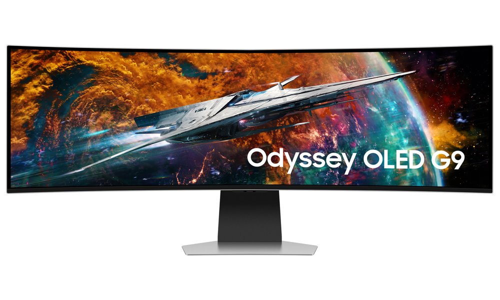 Samsung Odyssey OLED G9 Smart 49" / Prohnutý / DQHD 5120x1440 / 32:9 / 240Hz / 0,03ms / HDMI/DP/LAN/WiFi/BT/VESA/Repro