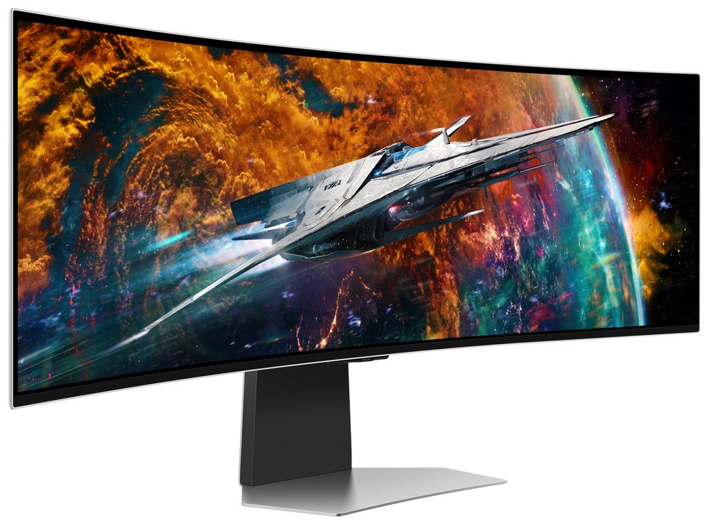 Samsung Odyssey OLED G9 Smart 49" / Prohnutý / DQHD 5120x1440 / 32:9 / 240Hz / 0,03ms / HDMI/DP/LAN/WiFi/BT/VESA/Repro