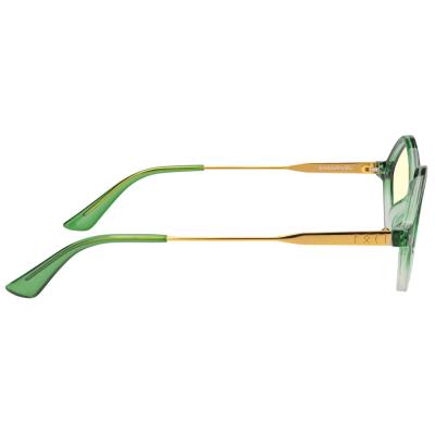 GUNNAR kancelářské/herní brýle LOKI ASGARD EDITION - MARVEL EMERALD-GOLD * jantarová skla * BLF 65 * GUNNAR focus