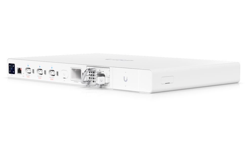 Ubiquiti UISP Power Professional - Systém napájení pro UISP, 3x Power TransPort, 1× RJ-45, LTE,záložní napájení 240/480W