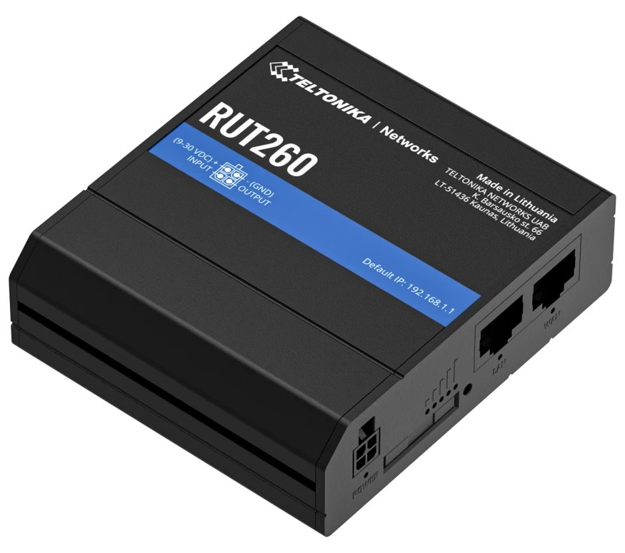 Teltonika RUT260 průmyslový router LTE CAT6