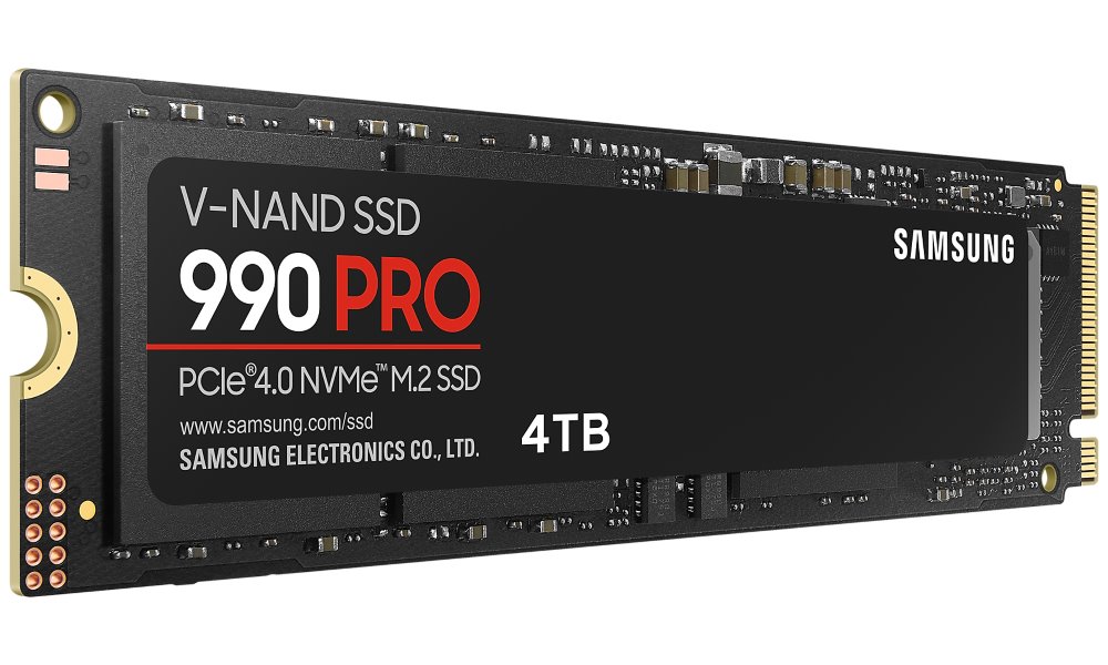 SAMSUNG 990 PRO 4TB SSD / M.2 2280 / PCIe 4.0 4x NVMe / Interní