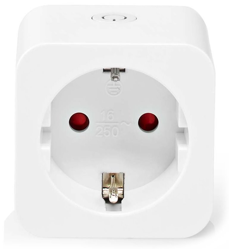 NEDIS Wi-Fi chytrá zásuvka/ měřič výkonu/ 16A/ typ F/ Android/ iOS/ Nedis® SmartLife/ sada 3 kusů/ bílá