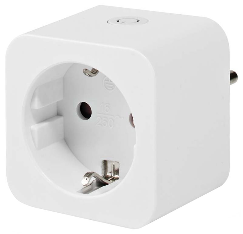 NEDIS Wi-Fi chytrá zásuvka/ měřič výkonu/ 16A/ typ F/ Android/ iOS/ Nedis® SmartLife/ sada 3 kusů/ bílá