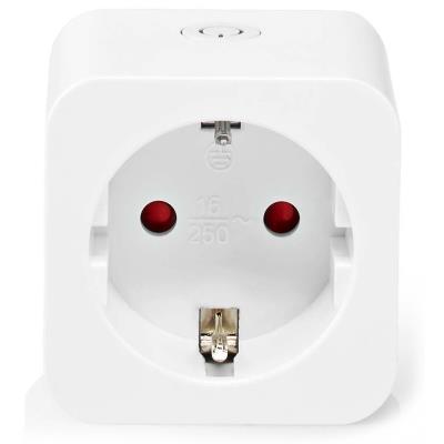 NEDIS Wi-Fi chytrá zásuvka/ měřič výkonu/ 16A/ typ F/ Android/ iOS/ Nedis® SmartLife/ sada 3 kusů/ bílá