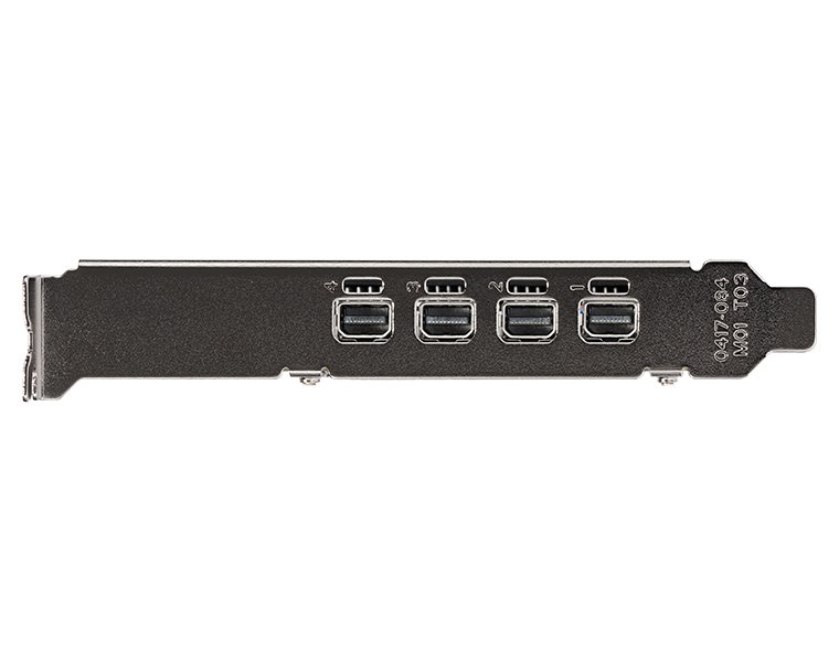 PNY QUADRO T1000 8GB / PCI-E / 8GB GDDR6 / 4x mini DP 1.4 / LowProfile