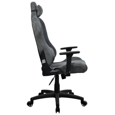 AROZZI herní židle TORRETTA Soft Fabric v2/ látkový povrch/ šedá popelavá