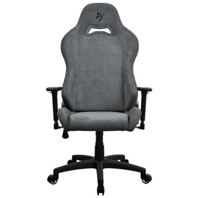 AROZZI herní židle TORRETTA Soft Fabric v2/ látkový povrch/ šedá popelavá