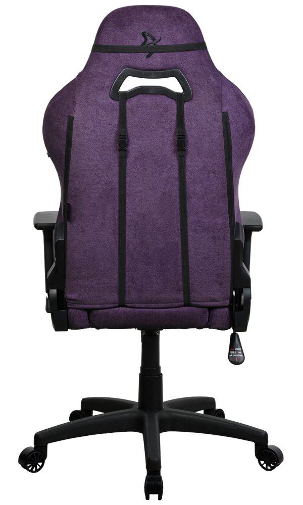 AROZZI herní židle TORRETTA Soft Fabric v2/ látkový povrch/ fialová