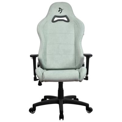 AROZZI herní židle TORRETTA Soft Fabric v2/ látkový povrch/ perlově zelená