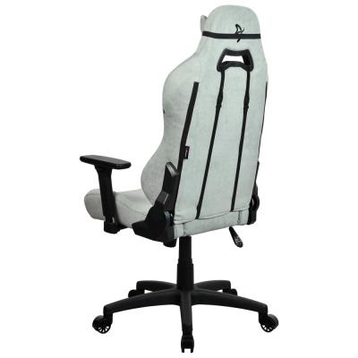 AROZZI herní židle TORRETTA Soft Fabric v2/ látkový povrch/ perlově zelená