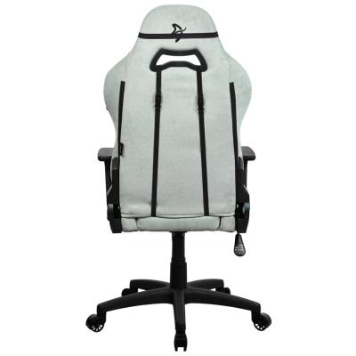 AROZZI herní židle TORRETTA Soft Fabric v2/ látkový povrch/ perlově zelená