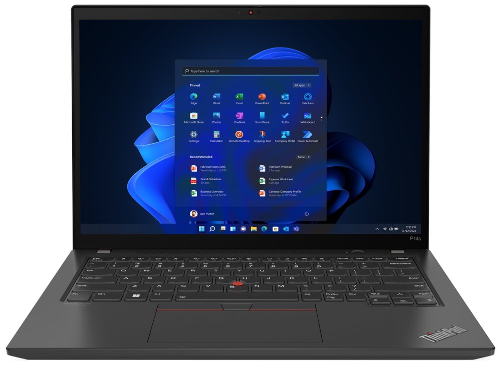 Lenovo Thinkpad P14s G4/ Ryzen 7 PRO 7840U/ 64GB DDR5/ 2TB SSD/ Radeon Graphics/ 14" 2,8k, matný/ W11P/ černý
