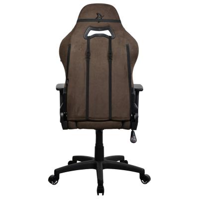 AROZZI herní židle TORRETTA SuperSoft/ látkový povrch/ hnědá