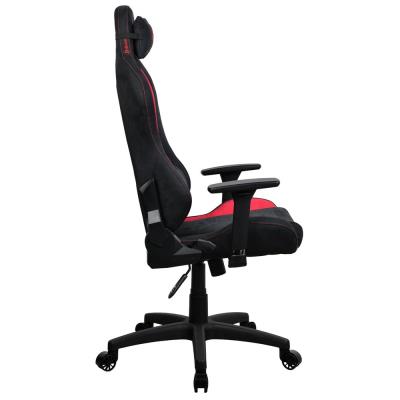 AROZZI herní židle TORRETTA SuperSoft/ látkový povrch/ černočervená