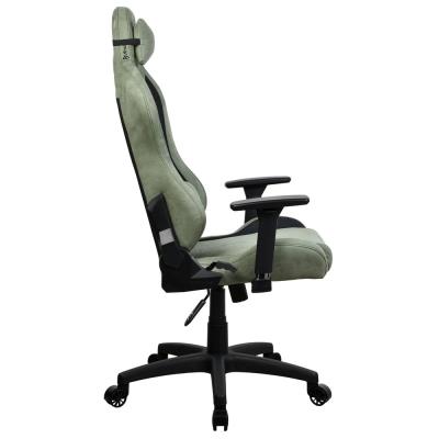 AROZZI herní židle TORRETTA SuperSoft/ látkový povrch/ lesní zelená