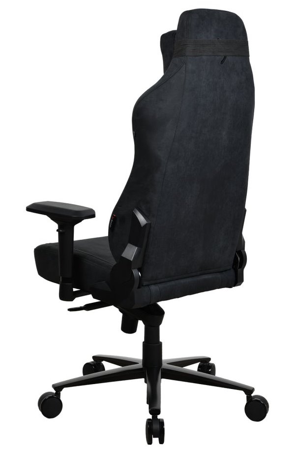 AROZZI herní židle VERNAZZA Supersoft Pure Black/ látkový povrch/ černá