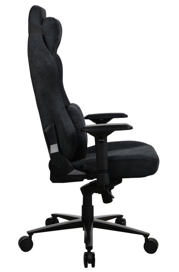 AROZZI herní židle VERNAZZA Supersoft Pure Black/ látkový povrch/ černá