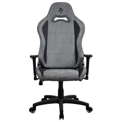 AROZZI herní židle TORRETTA SuperSoft/ látkový povrch/ antracitově šedá