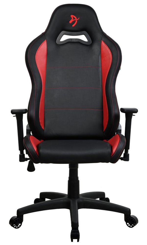 AROZZI herní židle TORRETTA Soft PU/ polyuretanový povrch/ černočervená