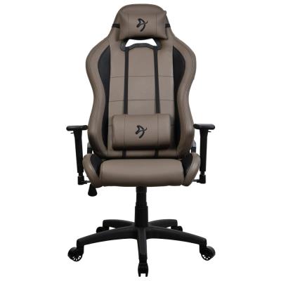 AROZZI herní židle TORRETTA Soft PU/ polyuretanový povrch/ hnědá