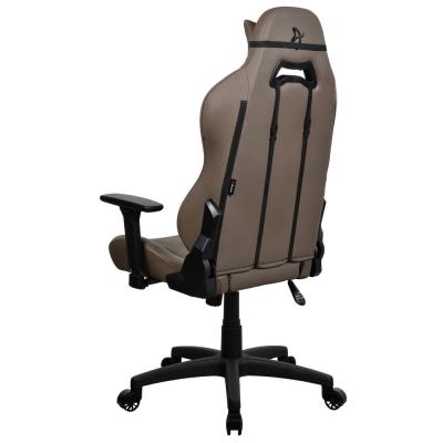 AROZZI herní židle TORRETTA Soft PU/ polyuretanový povrch/ hnědá