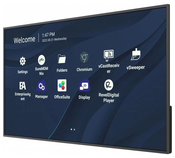 ViewSonic Flat Display CDE4330/43"/24-7 LCD/3840x2160/6ms/450cd/HDMI x 2/USB A x 2/USB-C/RJ45/RS232/repro/Android