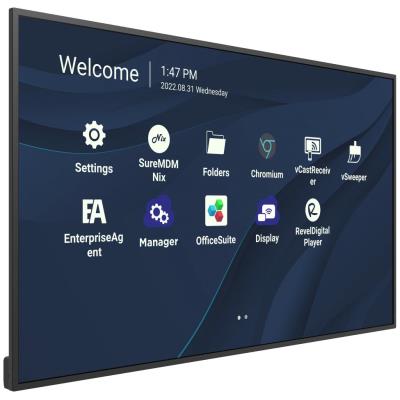 ViewSonic Flat Display CDE4330/43"/24-7 LCD/3840x2160/6ms/450cd/HDMI x 2/USB A x 2/USB-C/RJ45/RS232/repro/Android