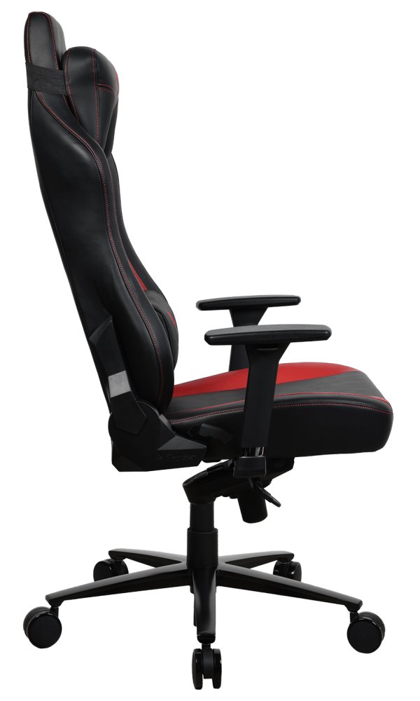 AROZZI herní židle VERNAZZA SoftPU/ povrch polyuretan/ černočervená