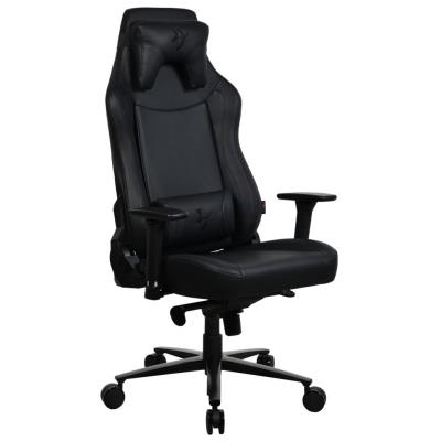 AROZZI herní židle VERNAZZA XL SoftPU Pure Black/ povrch polyuretan/ černá