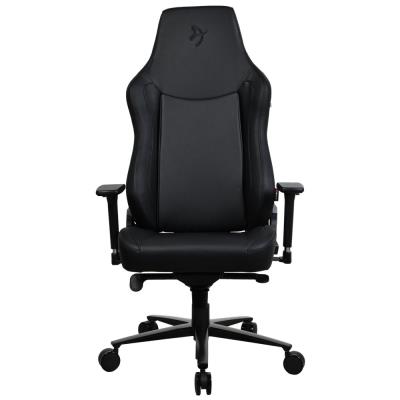 AROZZI herní židle VERNAZZA XL SoftPU Pure Black/ povrch polyuretan/ černá