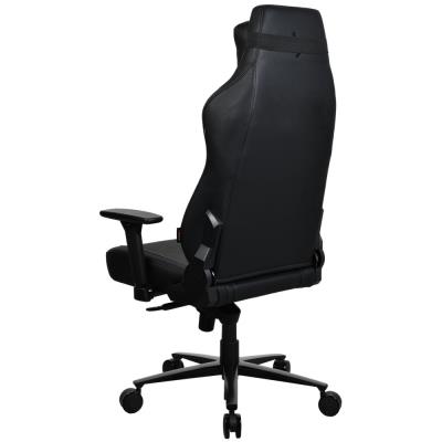 AROZZI herní židle VERNAZZA XL SoftPU Pure Black/ povrch polyuretan/ černá