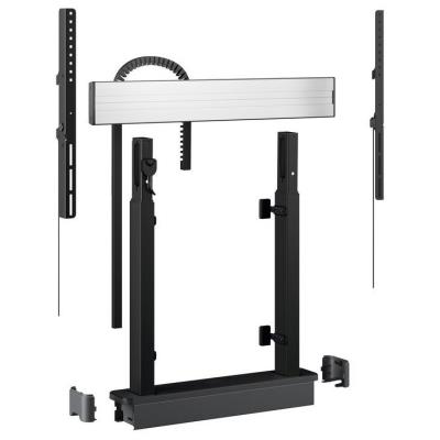 Vogels RISE Elektrický TV lift s montáží podlaha-stěna, rychlost 50 mm/s černý