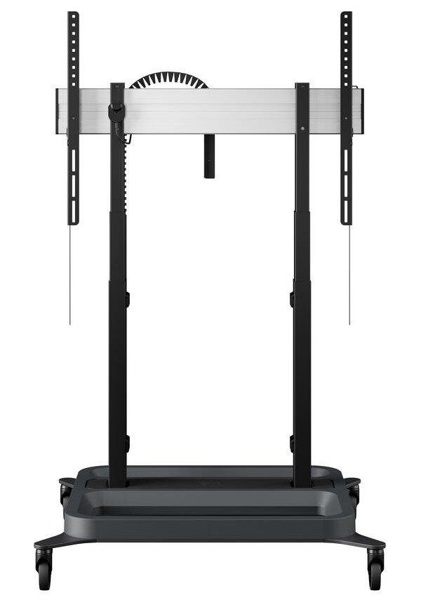 Vogels RISE Elektrický pojízdný TV lift, standardní kolečka, rychlost 80 mm/s černý